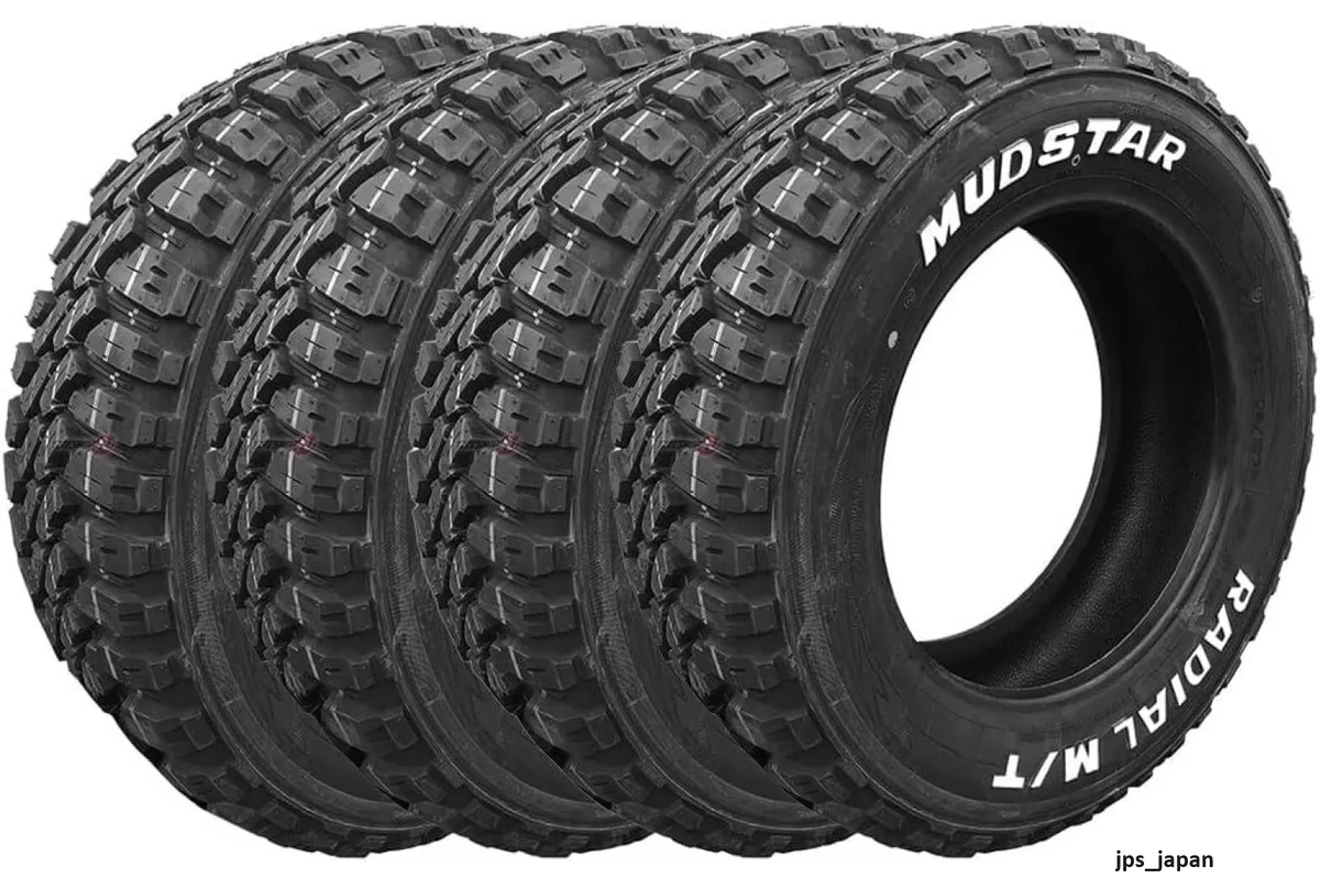 MUDSTAR RADIAL M/T 145/80R12 80/78N Genuine Snow Mud Off Road Set