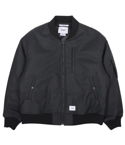 Wtaps 2024Aw Wa2 / Jacket Synthetic Scissential Leather Zip 03 L