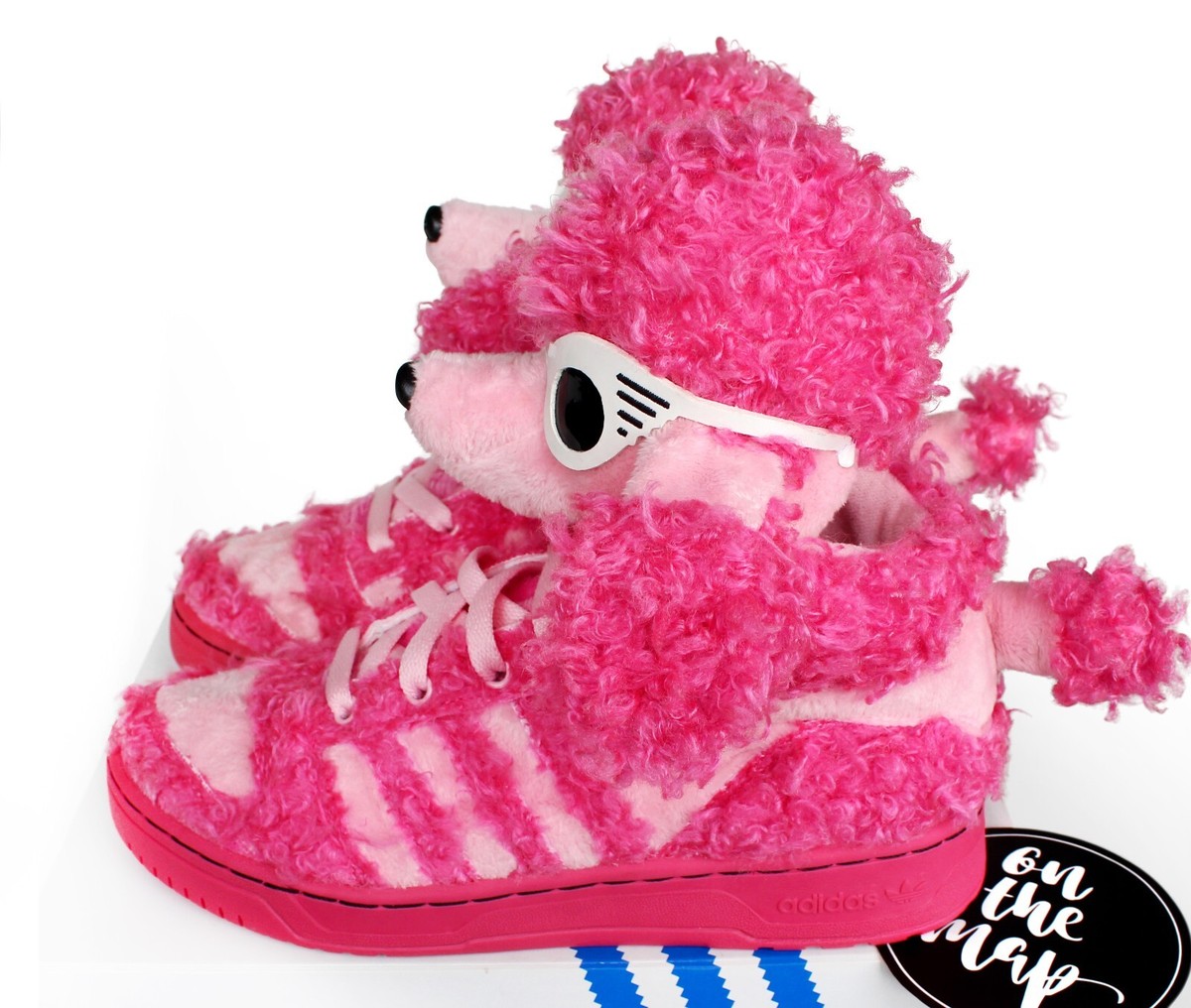 Adidas x Jeremy Scott JS Poodle Dog Pink OG UK 5 5.5 US 5.5 6 EUR