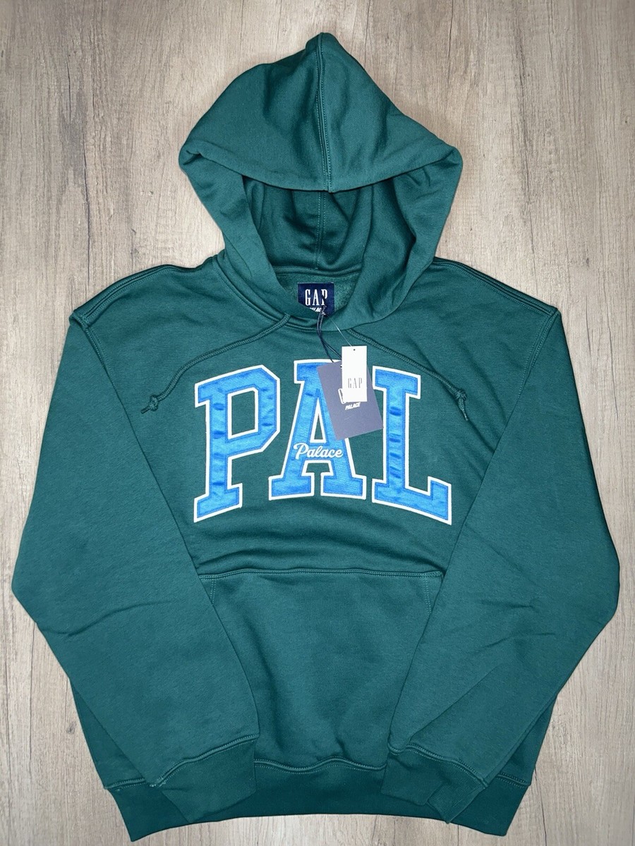 Palace x Gap PAL Hoodie Forest Green/Blue with Tags! (Size S) (New