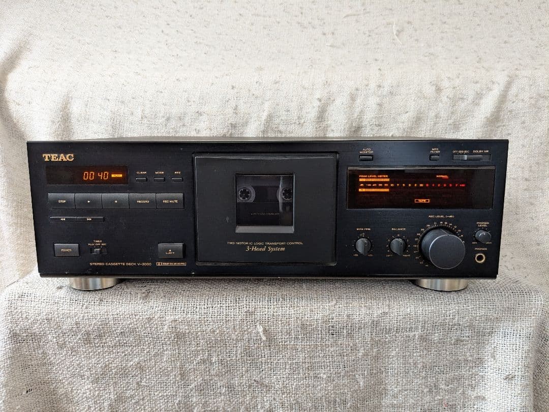 TEAC V-3000 High End 3-Head Stereo Cassette Deck | eBay