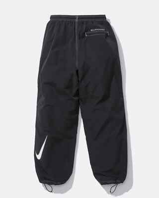 Supreme x Nike Ripstop Track Pant Black White Multicolor 3color S