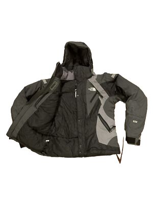 Vintage North Face Steep Tech Ski Jacket Womens SM Black Gray 550
