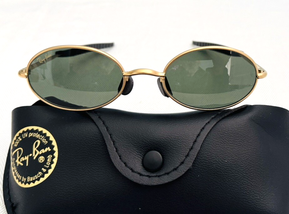 New Old Stock RAY BAN B&L SUNGLASSES W2388 ORBS Matte Gold Arista