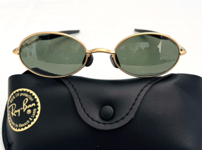 New Old Stock RAY BAN B&L SUNGLASSES W2388 ORBS Matte Gold Arista
