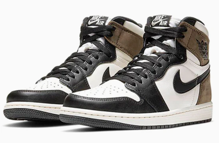 Air Jordan 1 Retro High OG Dark Mocha Brown White 555088 575441