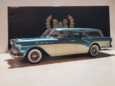 BOS Models Buick Century Caballero Estate Wagon 1957 1:18 Resin