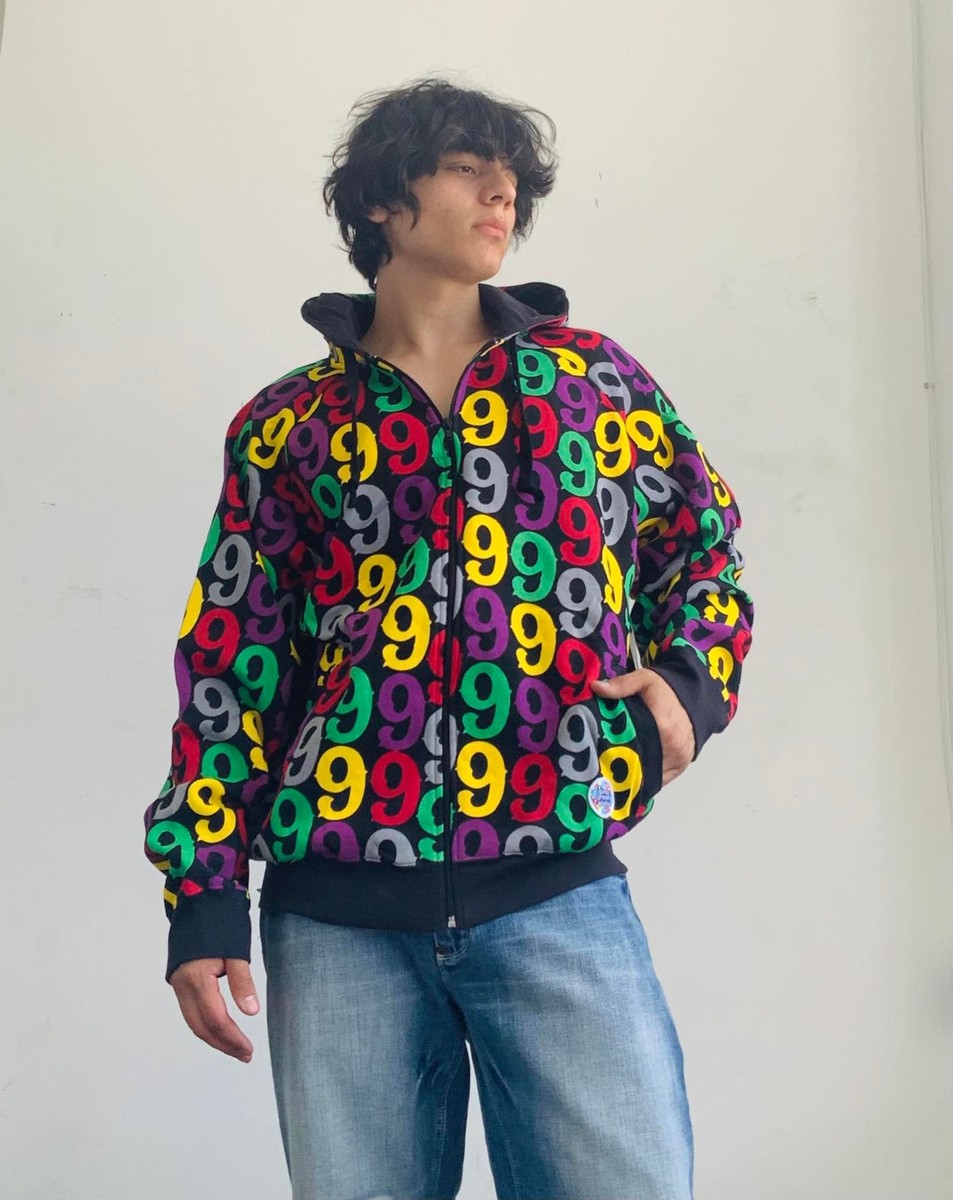 Men's Gino Green Global Black | Multicolor All Over Hoodie | eBay