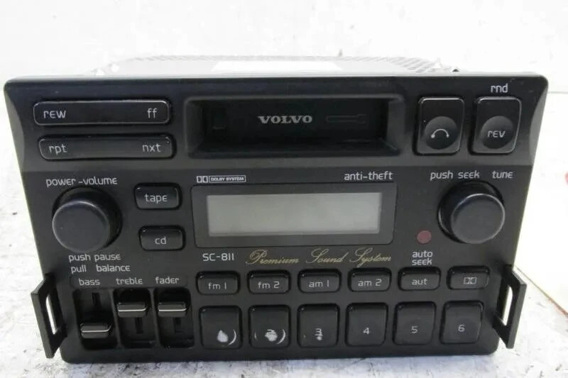 Audio Radio Receiver 850 1995 1997 Volvo AM FM Cassette Player