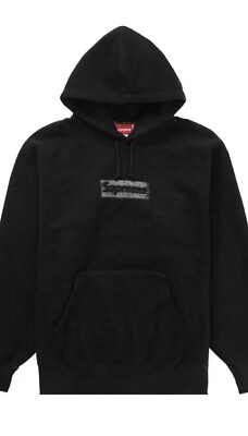 Supreme Inside Out Box Logo Hooded Sweatshirt Hoodie BLACK SIZE