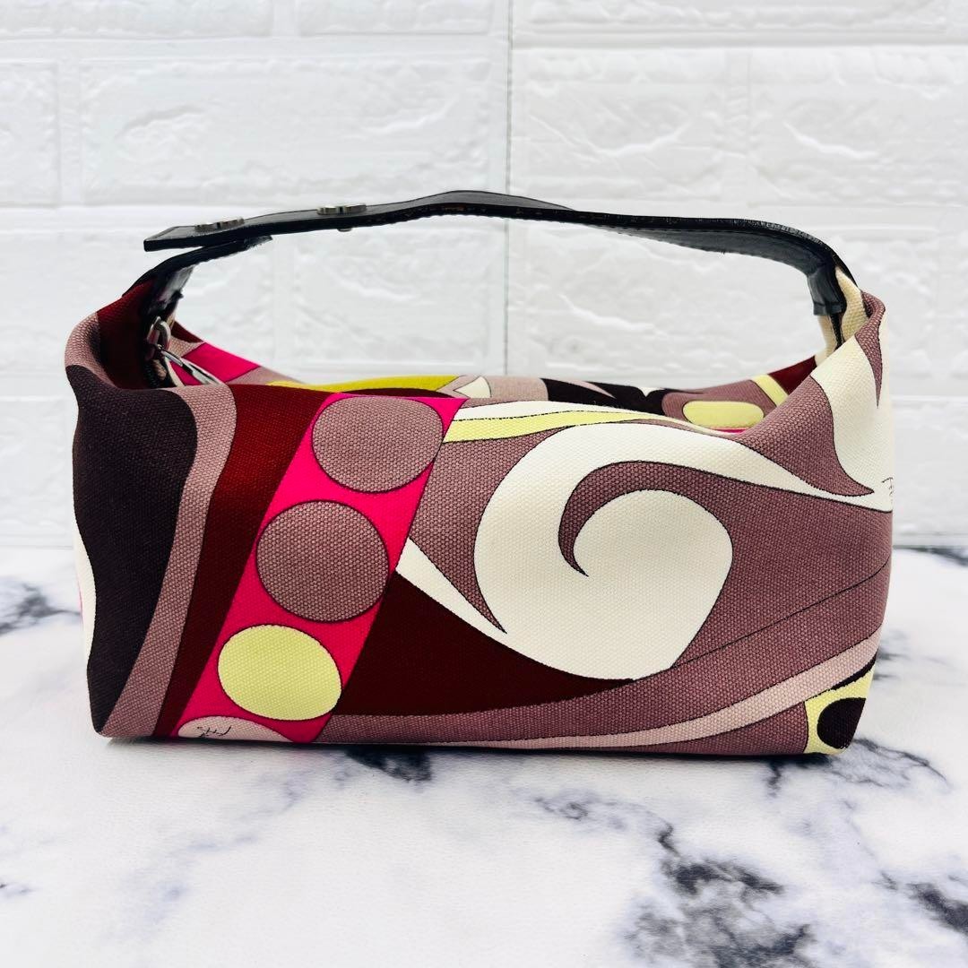 Emilio Pucci Handbag Pouch Clutch Bag Multi Used Woman Japan Used