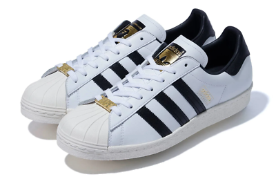 Adidas x Bape Superstar 80s White and Black GZ8980 A Bathing Ape