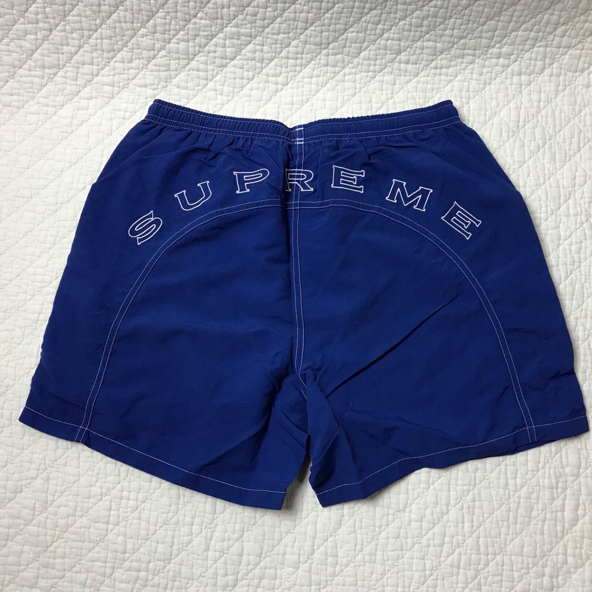 Supreme Arc Logo Water Shorts Men's Blue SZ Small SS20 | eBay