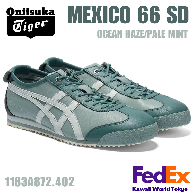Onitsuka Tiger MEXICO 66 SD OCEAN HAZE/PALE MINT 1183A872 402 New