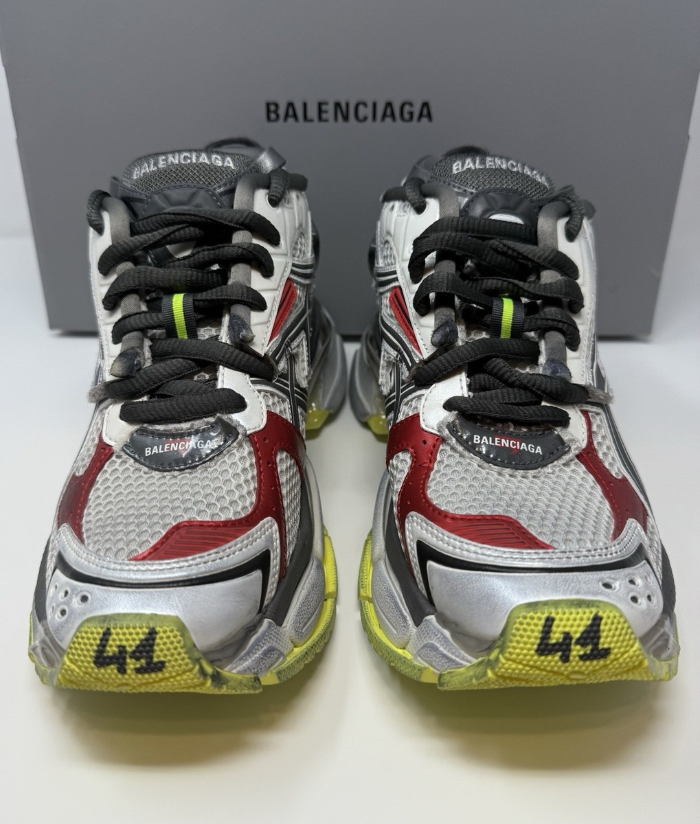 Balenciaga Runner Sneaker Red/Yellow Size 8 US 41 EU | eBay