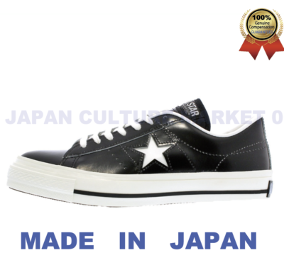 Converse One Star J LO Black Leather MADE IN JAPAN Limited CHUCK