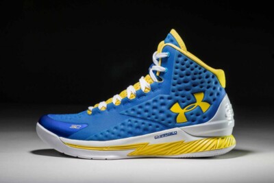Under Armour Curry 1 Retro Blue Yellow Dub Nation Warriors 3026047