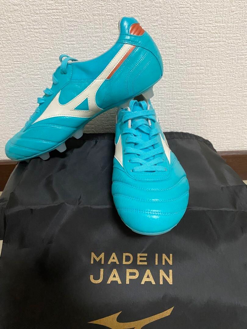 Mizuno MORELIA 2 Japan Soccer Shoes US9 Azure Blue Limited Edition