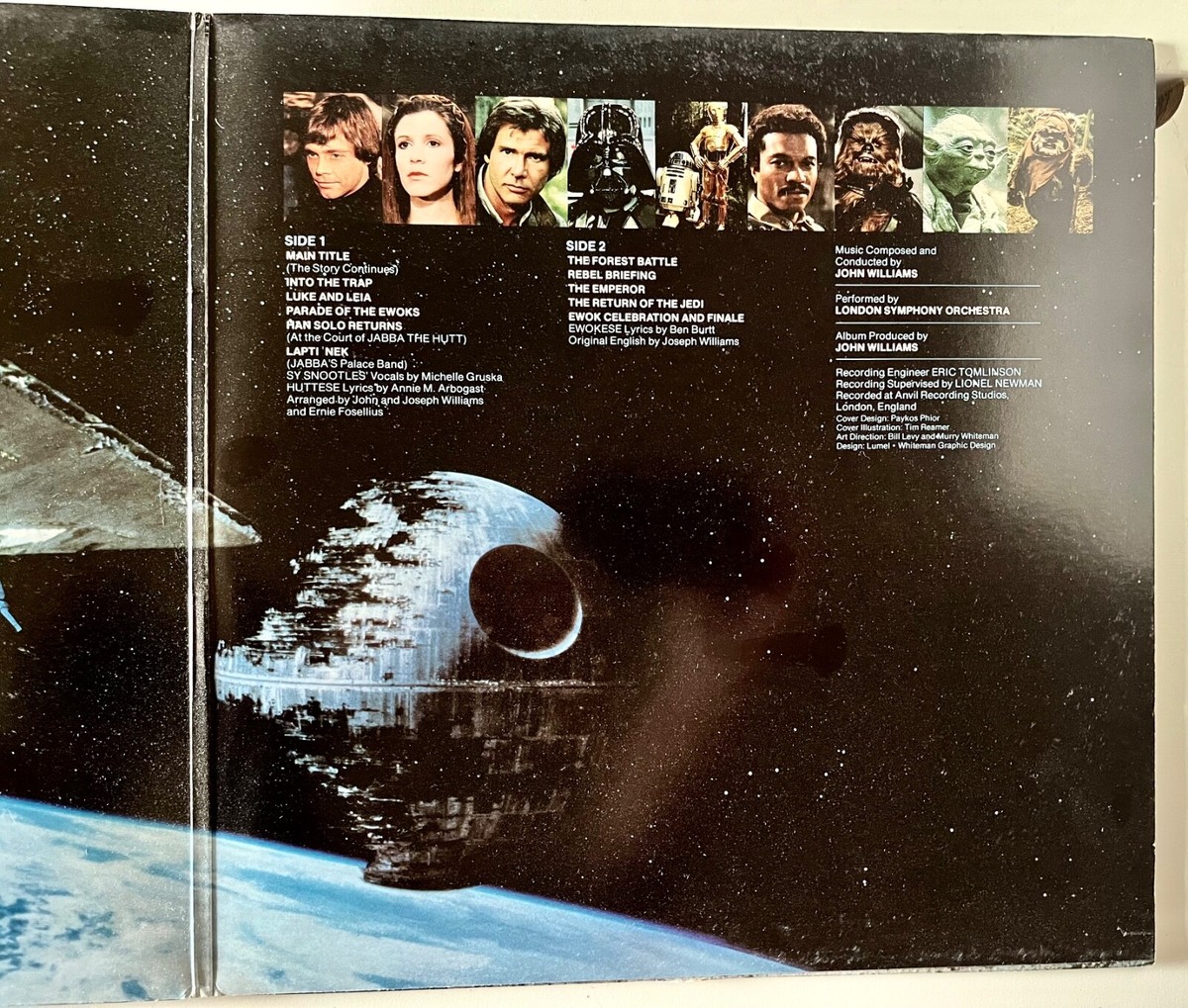 1983 Star Wars Return of The Jedi LP Vinyl Record Album John