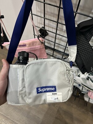 Supreme Side Bag Silver With Water Bottle | eBay