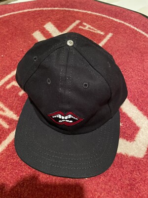 Chrome Hearts Matty Boy Chomper Leather Strapback Hat Black Rare