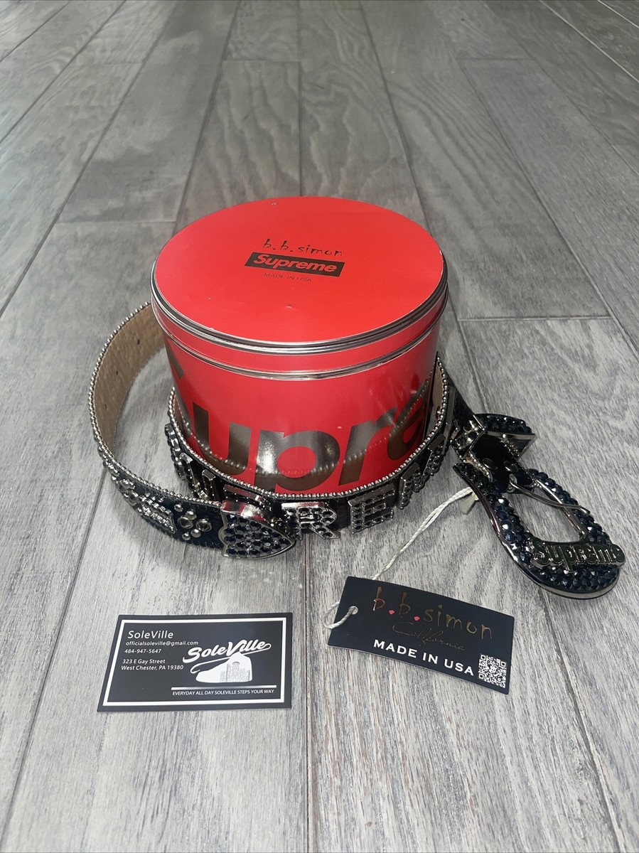 Supreme x BB SIMON BELT Size L/XL - Limited Edition Designer Belt