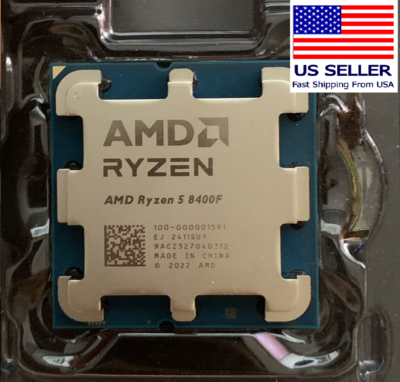New) AMD Ryzen 5 8400F 6-Core 12-Thread Socket AM5 CPU Processor