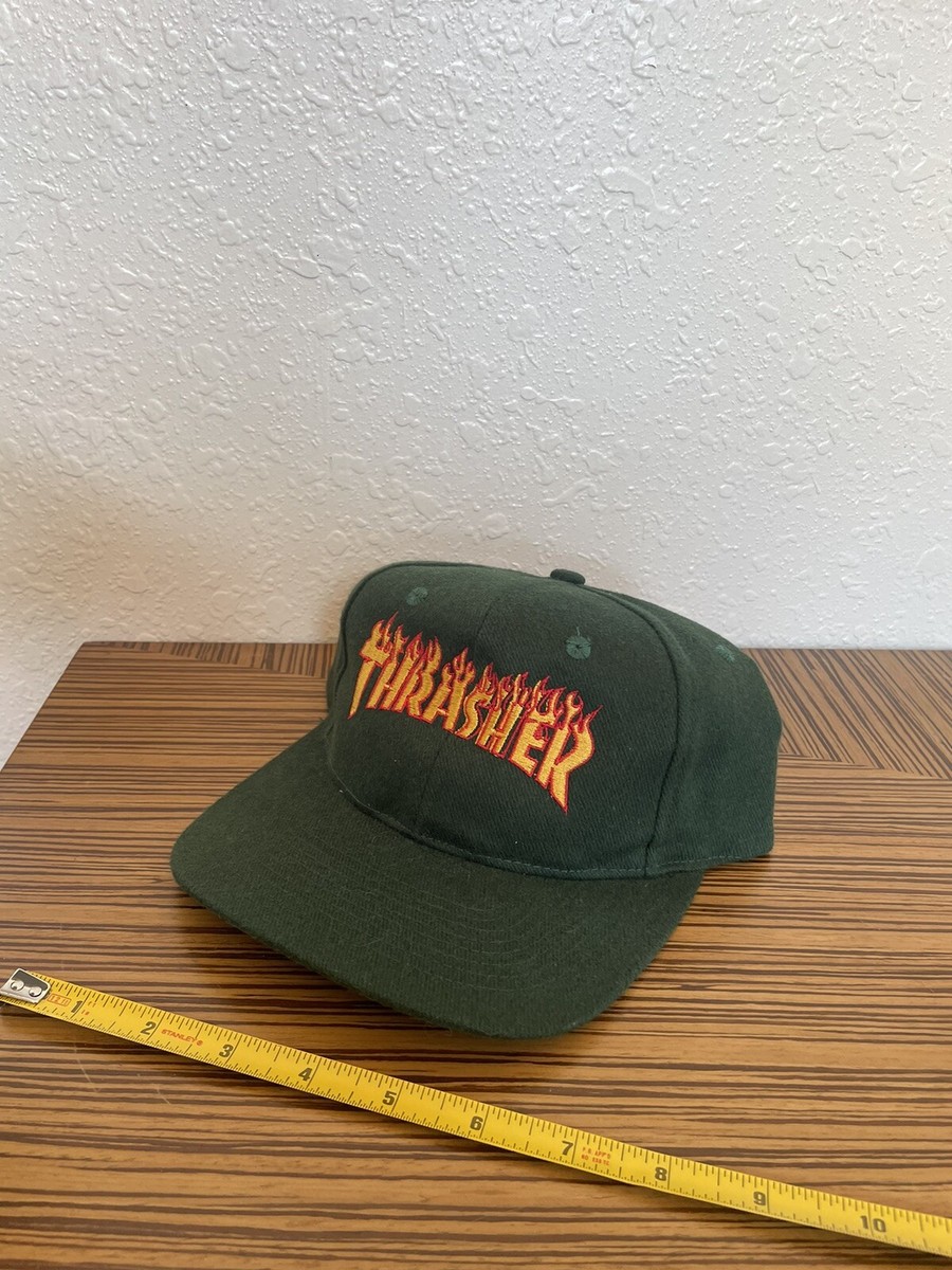 Vintage Thrasher SnapBack green By king cap | eBay