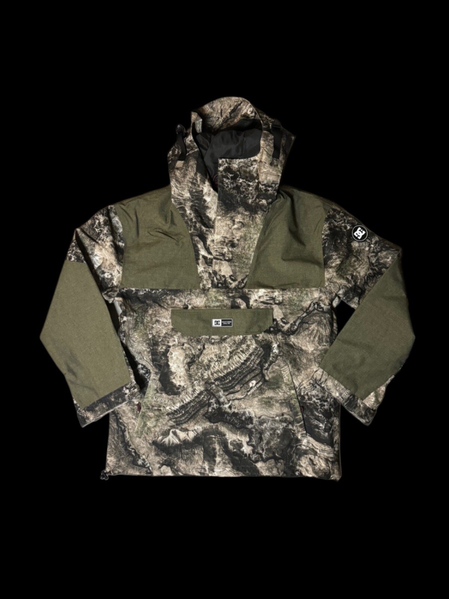 DC x Mossy Oak DC-43 Snowboard Jacket Anorak Mens Small Camouflage