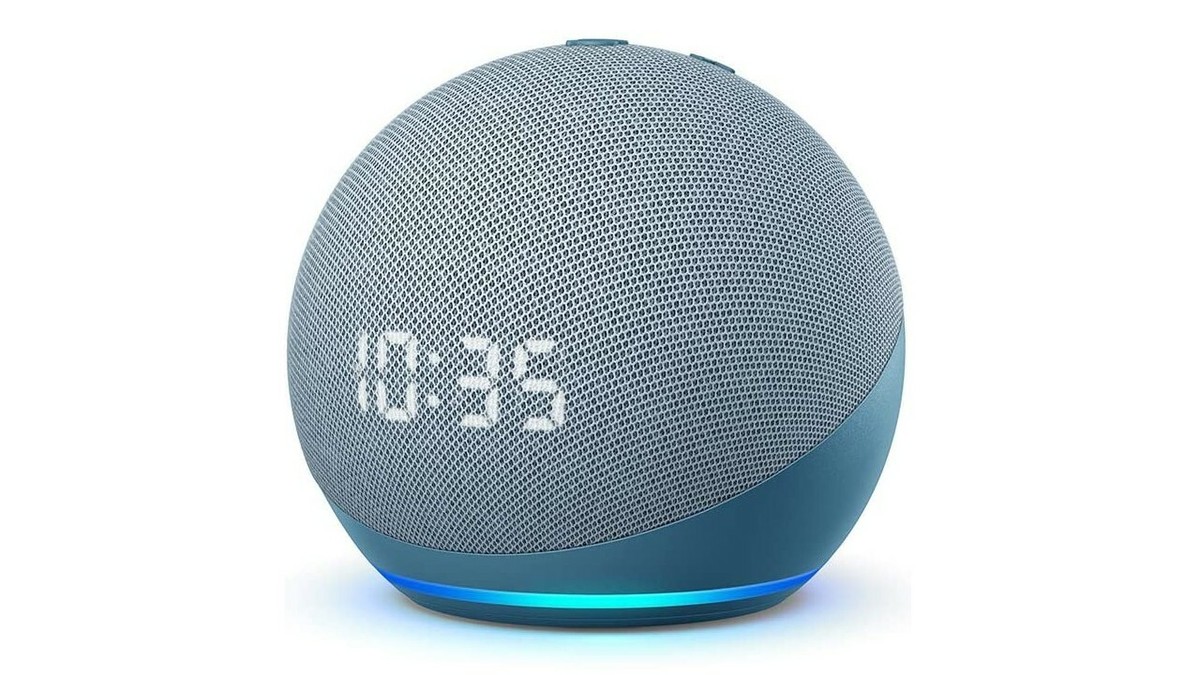 Amazon Echo Dot (4th Generation) Smart Speaker with Clock and