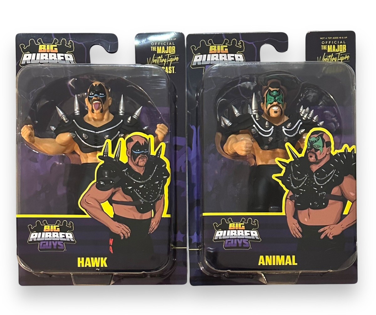 WWF Legion of Doom Road Warriors Hawk & Animal LJN Style Figure