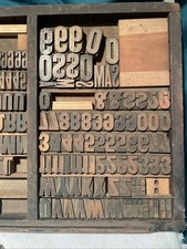 汉密尔顿印刷类型、切口和打印块| eBay