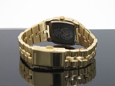 Diesel Gold Tone Stainless Steel Gold Dial Women's Watch DZ5232 | eBay