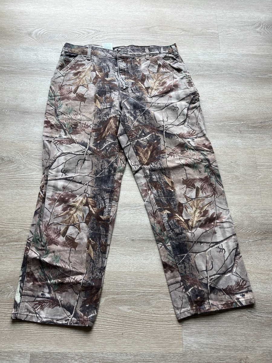 Vintage Carhartt Pants Mens 38x30 Realtree Camo Carpenter Baggy