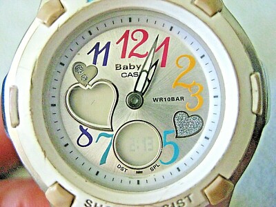 Casio Baby-g Watch Bga-101 5070 White Needs Battery for sale