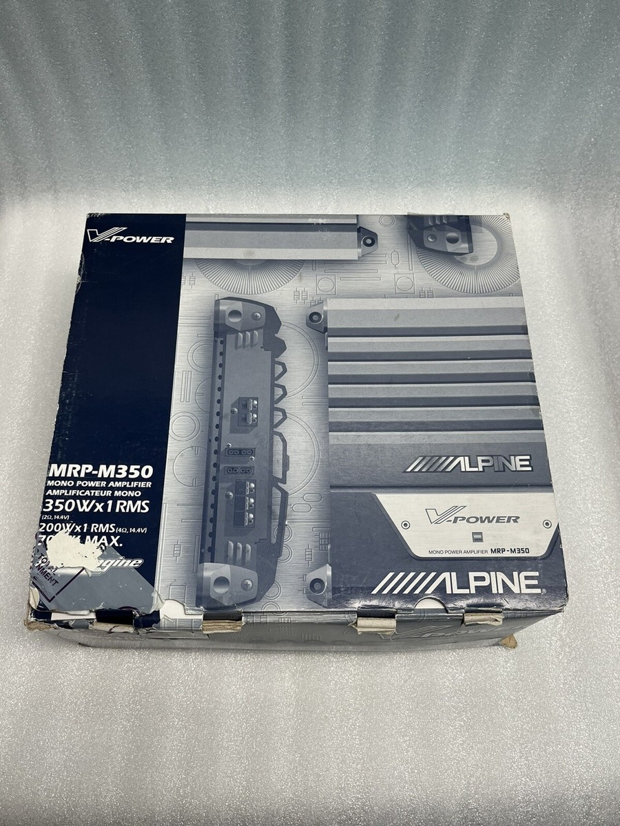 ALPINE MRP-M350 モノパワーアンプとスピーカーセット 2026年最新