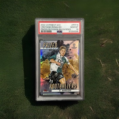 2022-23 Topps Finest UCL Sporting Cristiano Ronaldo Black/Gold