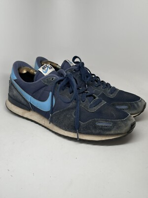 Vintage Nike Air Vortex Midnight Navy Leather Men's Shoes Sz 13