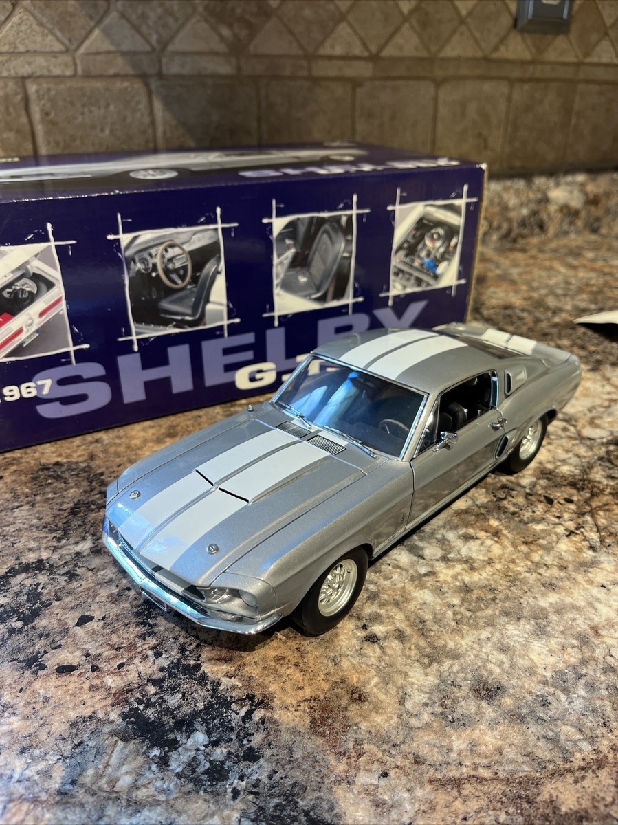 RARE 1/18 Exact Detail 1967 Shelby GT350 Silver w/White Stripes