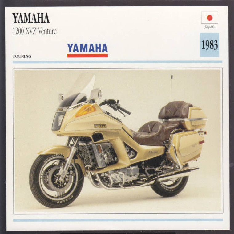 1983 Yamaha 1200cc XVZ Venture 1198cc Japan Bike Motorcycle Photo