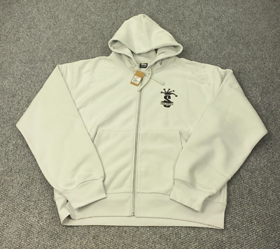 Stussy Crown Band Zip Hoodie Mens XXL Fog NWT | eBay
