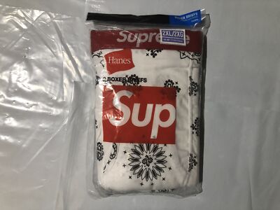 Supreme Hanes Bandana Boxer Briefs (2 Pack) F/W 22 | eBay