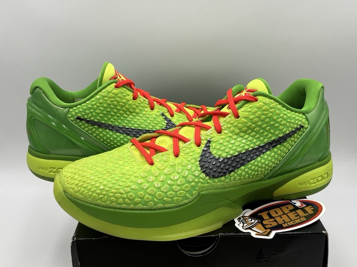 Nike Kobe Bryant 6 Protro Grinch 2020 Size 11 Authentic Basketball
