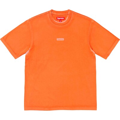 Supreme Overprint Small Box S/S Top Shirt Tee - Orange - Size