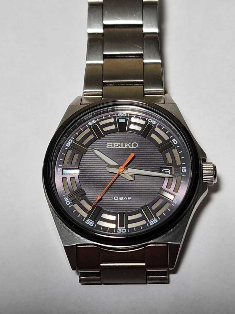 SEIKO 6N52-00G0 Men's Quartz Watch Stainless Steel Made in Japan