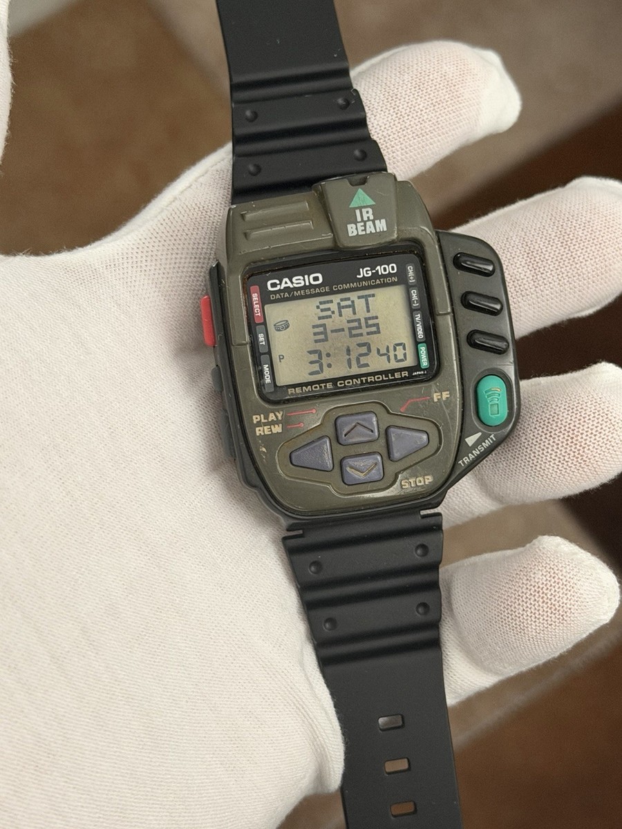 Rare Vintage Casio Super Cyber Cross JG-100 Men's Digital Game