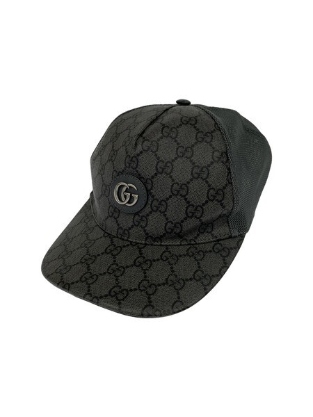 Authentic GUCCI GG Supreme GG Marmont Baseball Cap Size L 733927