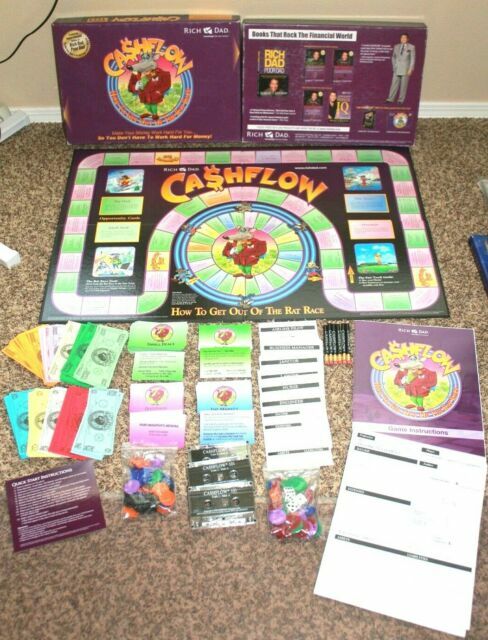 Full Set] Rich Dad Cashflow 101 Robert Kiyosaki Board Game