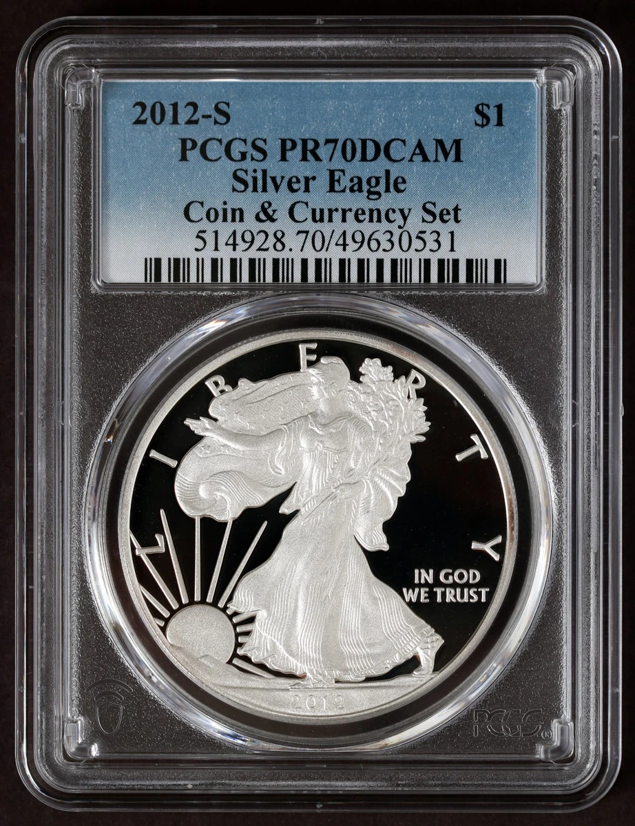 コレクション 2012 Silver Eagle PCGS MS70 2012 Silver Eagle First