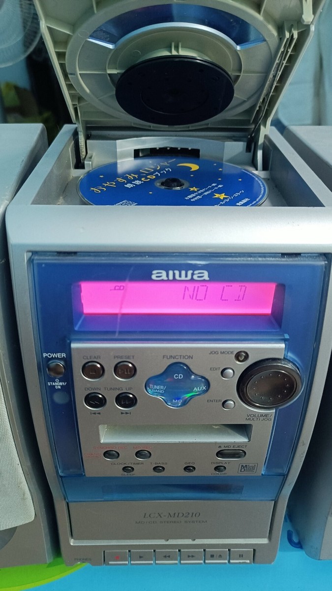 AIWA LCX-MD 210 Mini Music System- AUX/CD/MD Stereo System | eBay
